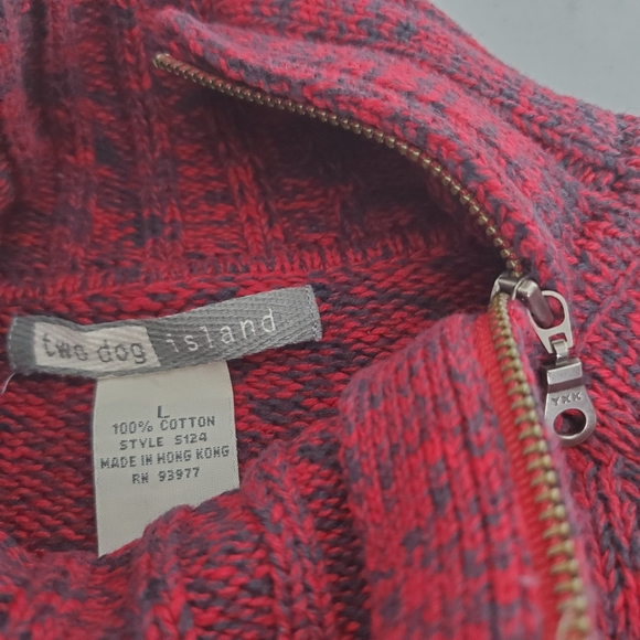 Two Dog Island Marled Mock Neck Sweater - Picture 3 of 6